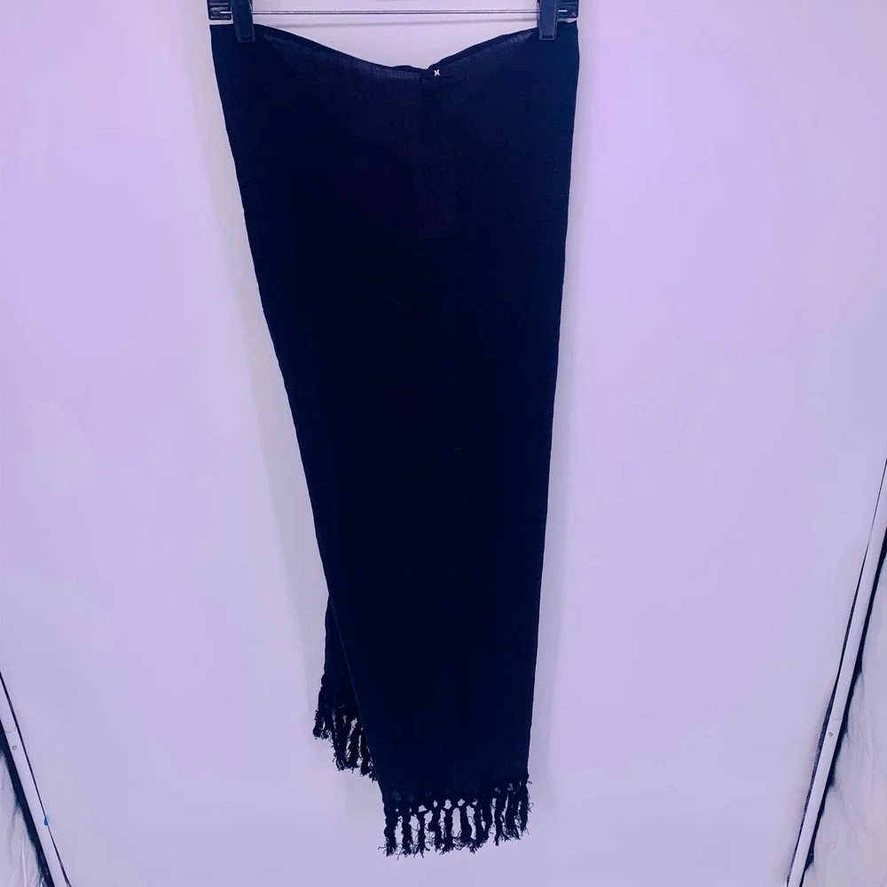 Hurley Solid Fringe Pareo Cover Up Womens One Size